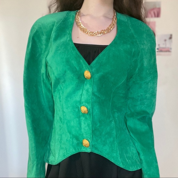 Vintage 80s Danier suede jacket - Picture 4 of 16